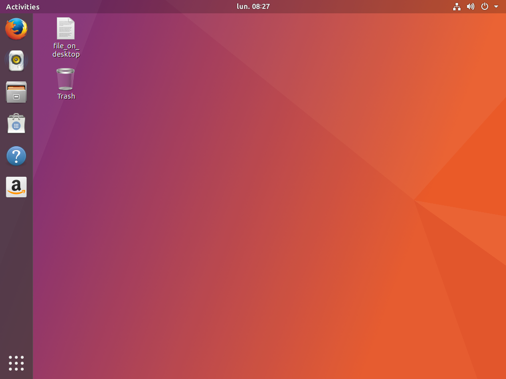 Ubuntu Desktop Screenshot